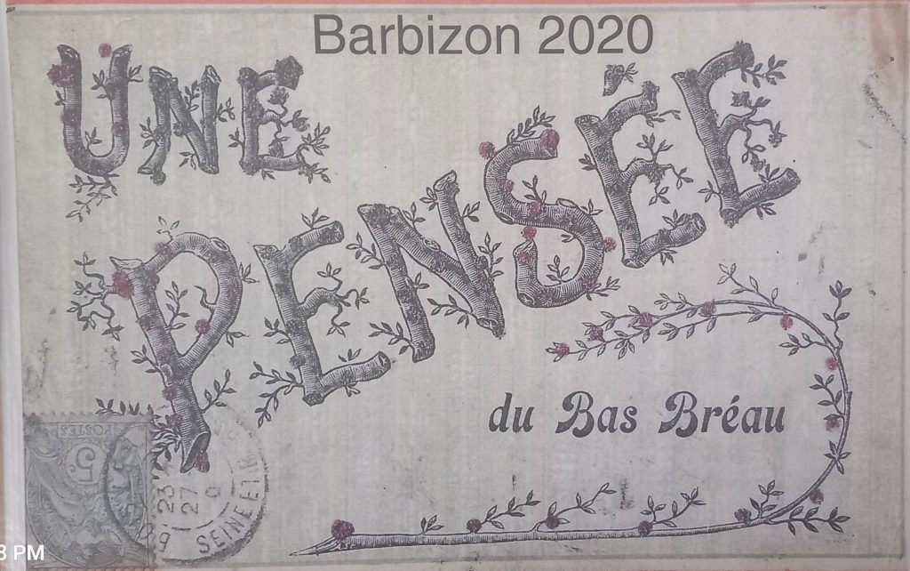 calendrier 2020 Barbizon